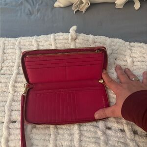 Tory Burch Vibrant Red Wallet